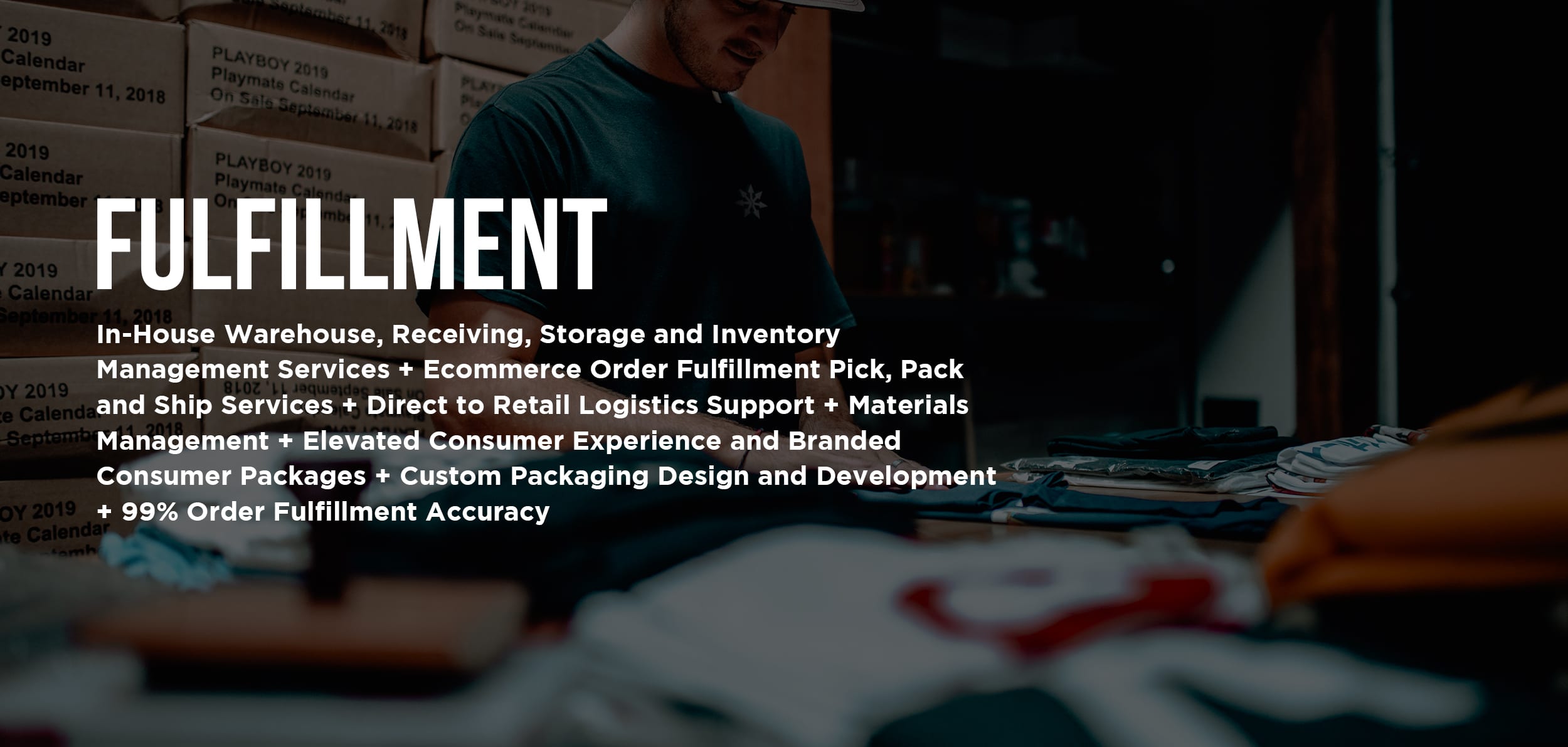 Craftwork team preparing merchandise orders for fulfillment